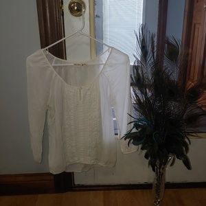 White lace shirt from Mudd size xs
